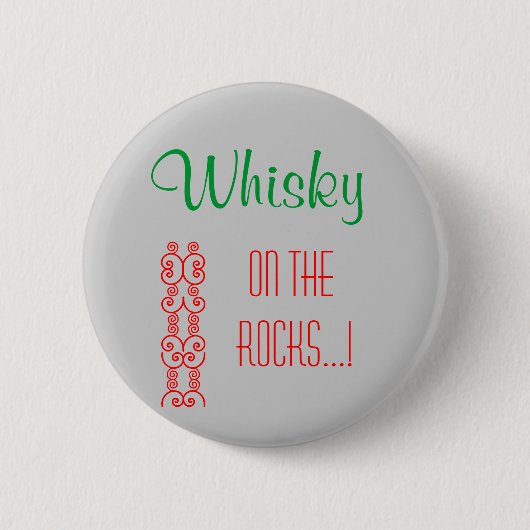 Whisky Ronde Button 5,7 Cm (Voorkant)