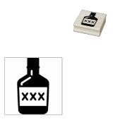 whisky 	rubberstempel (Gestempeld)