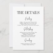 Whisky Sigaren Bachelorfeest Kaart (Achterkant)