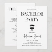 Whisky Sigaren Jongensavond Kaart (Voorkant / Achterkant)