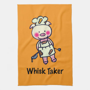 Whisky Taker Pig - Grappig Chef Design Theedoek