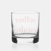 Whiskyglas selber gestalten  whisky glas (Achterkant)