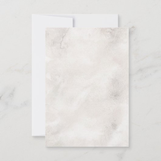 Whisper & Blush Mariage 2 Repas Choix Carte RSVP (Dos)