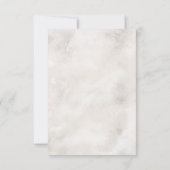 Whisper & Blush Wedding Enregistrer La Carte Date (Dos)