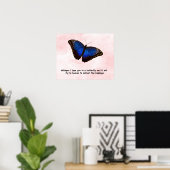 Whisper Butterfly Poster (Thuiskantoor)