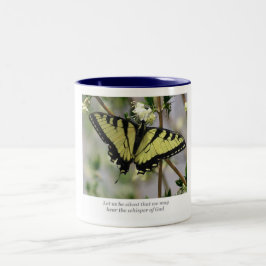 Whisper Butterfly Tweekleurige Koffiemok