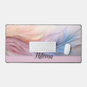 Whisper de l'aube : Flux de plume pastel (Clavier et souris)