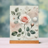 Whisper d'un Rose - Une élégance d'aquarelle rêvée (Neutre)