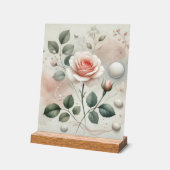 Whisper d'un Rose - Une élégance d'aquarelle rêvée (Angle)