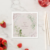 Whisper en Blush 2 Wedding Cocktail Napkins Servet (Insitu)