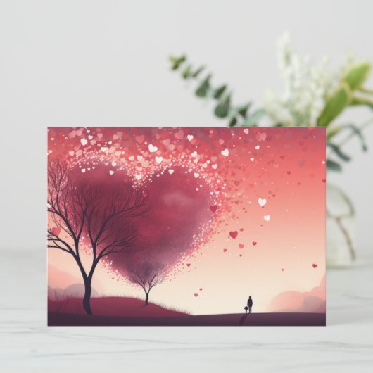 Whisper Love: Schrijf je brief - Valentijn Kaart (Staand voorkant)