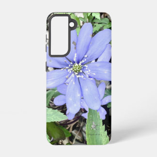 Whisper van de bossen - lila Wildflower in de vorm Samsung Galaxy Hoesje