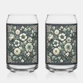 Whispered Clover Knotwork Garden Blikvorm Glas (Achterkant)