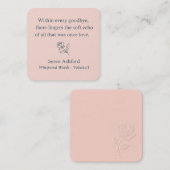 Whispered Words-Volume 1_card# 12 Notitiekaartje (Voorkant / Achterkant)