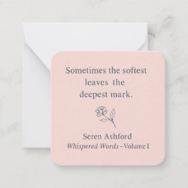 Whispered Words-Volume 1_card# 8 Notitiekaartje