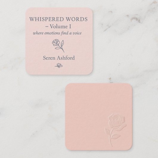 Whispered Words Volume 1: Complete Card Set Notitiekaartje (Voorkant / Achterkant)