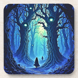 Whispering Bossen Dark Fantasy Bier Onderzetter