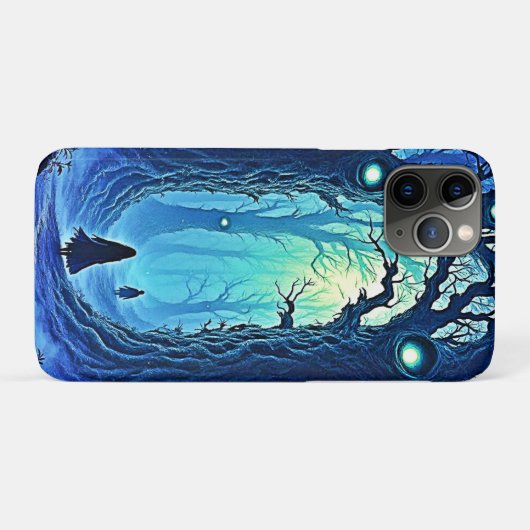 Whispering Bossen Dark Fantasy Case-Mate iPhone Case (Achterkant (horizontaal))