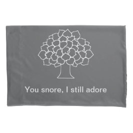 Whispering Bossen kussen – je snurkt, ik ben nog s Kussensloop