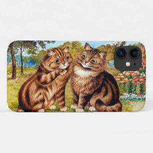 Whispering Cat, Louis Wain iPhone 11 Hoesje