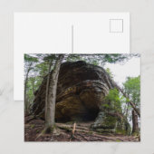 Whispering Cave, Hocking Hills SP, Ohio Briefkaart (Voorkant / Achterkant)