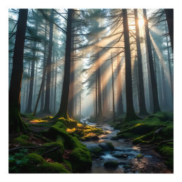 Whispering Forest Foto Afdruk