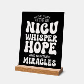 Whispering Hope, Nurturing Miracles Acryl Bord (Hoek)