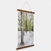 Whispering Oak Trees Natuur Geïnspireerd wandtapij Hangend Wandkleed (Gebogen)