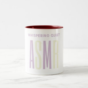 Whispering Quiet ASMR Tweekleurige Koffiemok