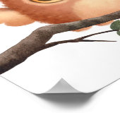 Whispering Uil Affirmaties Poster (Hoek)