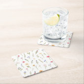 Whispering Wilds Vierkante Kartonnen Onderzetter (Insitu)