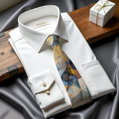 Whispering Winds Abstraite Art Cravate