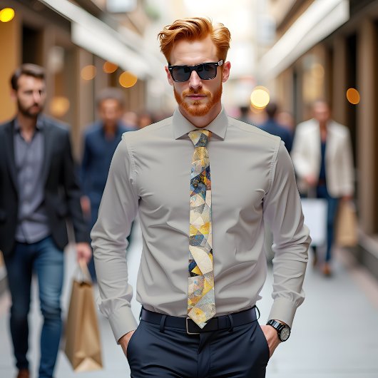 Whispering Winds Abstraite Art Cravate