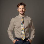 Whispering Winds Abstraite Art Cravate