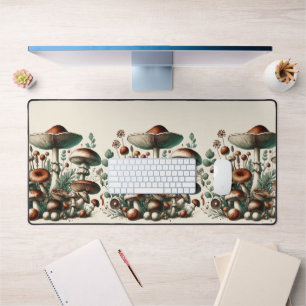 Whispering Woods : Motif de champignons sans soudu
