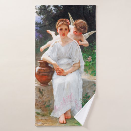 Whisperings of Love, Bouguereau Badhanddoek (Badhanddoek)