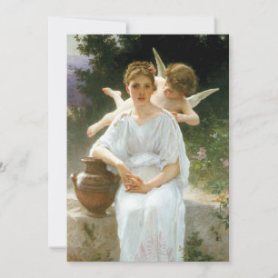 Whisperings of Love First Reverie van Bouguereau