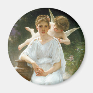 Whisperings of Love First Reverie van Bouguereau Magneet