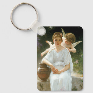 Whisperings of Love First Reverie van Bouguereau Sleutelhanger