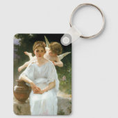 Whisperings of Love First Reverie van Bouguereau Sleutelhanger (Achterkant)