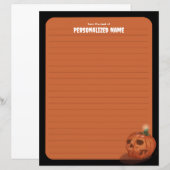 Whispers D'Automne - Orange - Papier Débordé (Devant / Derrière)
