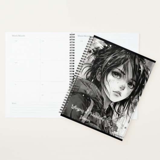 Whispers de Melancholy Planner (Devant avec enveloppe)