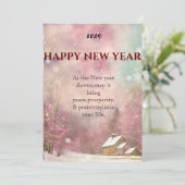 "Whispers d'hiver : Carte de voeux pour le Nouvel (Debout devant)