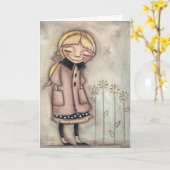 Whispers Hope - Carte de voeux (Fleur jaune)