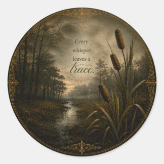 Whispers in Hollow Creek - Juliet Thorne  Ronde Sticker