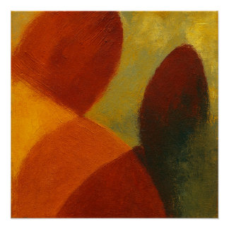 Whispers in the Web Square Color Block Perfect Poster
