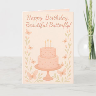 Whispers of a Butterfly - Carte d'anniversaire