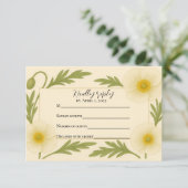 Whispers of Bloom RSVP Card (Debout devant)