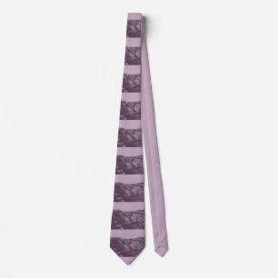 Whispers of Dawn : Lavender Mist Cravate de soie