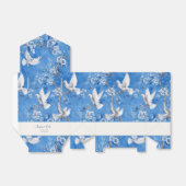 Whispers of Doves, Blue Botanical, Bedankdoosjes (Uitgevouwen)